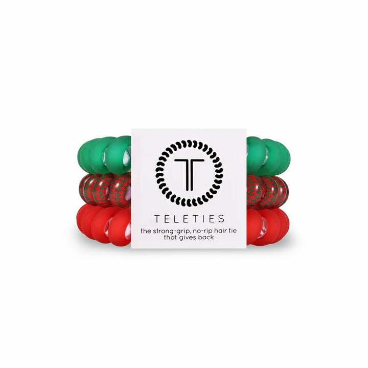 Teleties Holiday Large Hair Ties