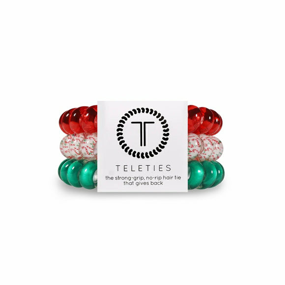 Teleties Holiday Large Hair Ties