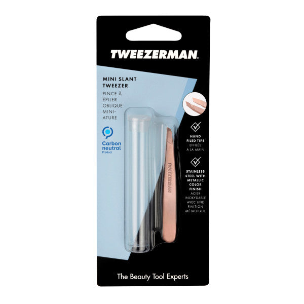 Tweezerman Mini Slant Tweezer Rose Gold