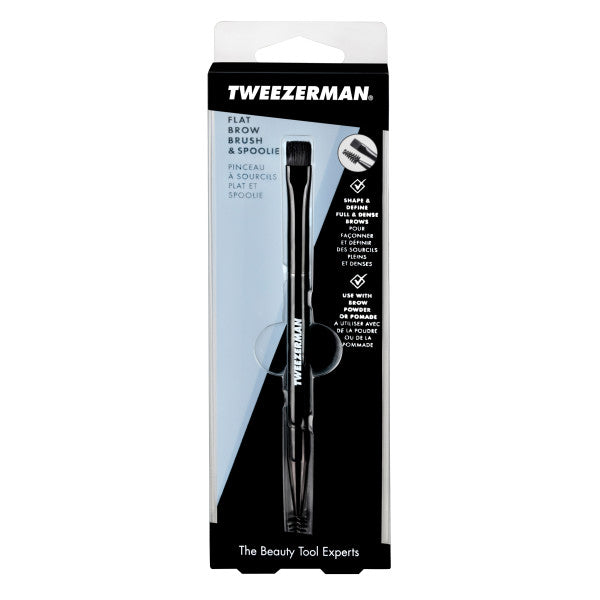 Tweezerman Flat Brow Brush & Spoolie