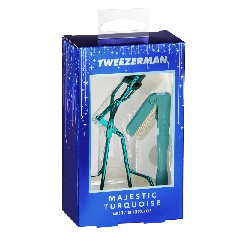 Tweezerman Majestic Turquoise Eyelash Set