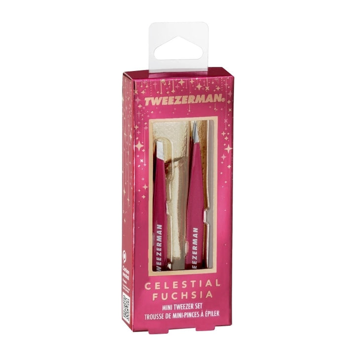 Tweezerman Celestial Fuchsia Mini Tweezer Set