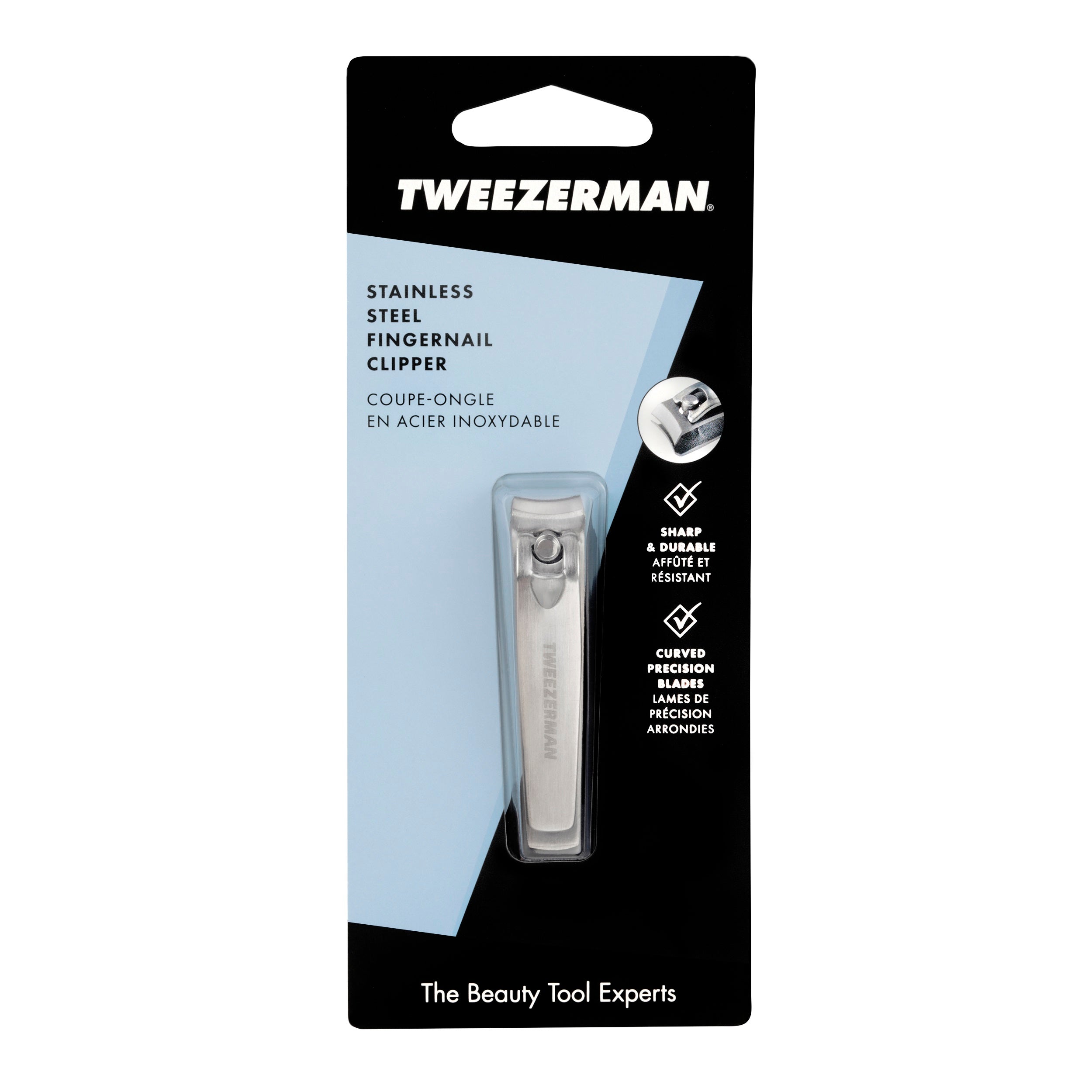 Tweezerman Stainless Steel Fingernail Clipper