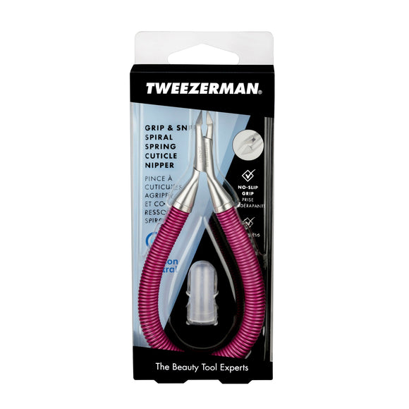 Tweezerman Grip And Snip Spiral Spring Cuticle Nipper