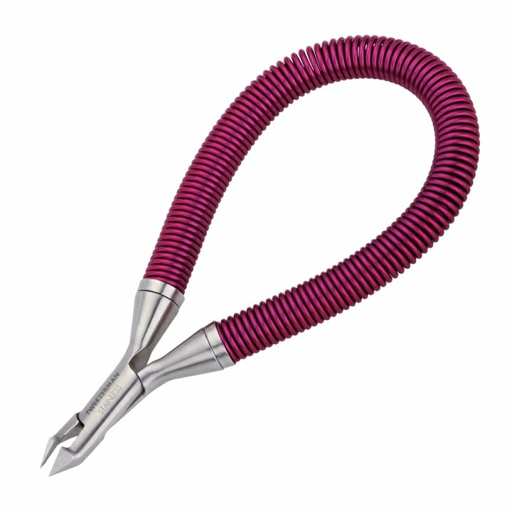 Tweezerman Grip And Snip Spiral Spring Cuticle Nipper