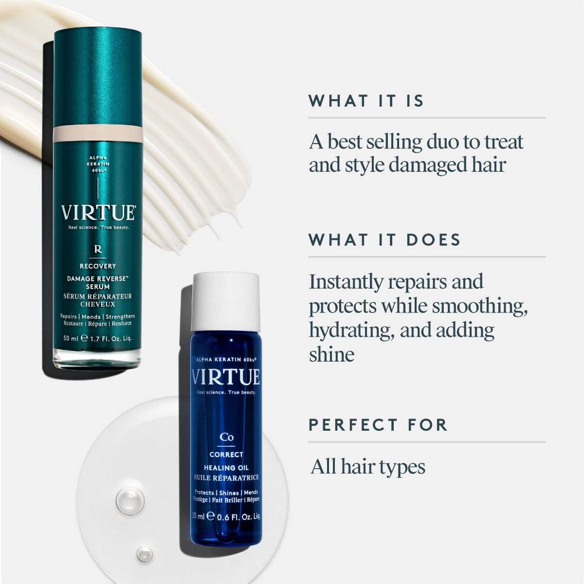 Virtue Daily Damage Repair Essentials Gift Set Duo