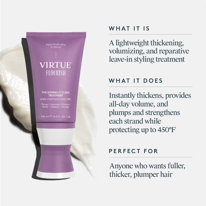 Virtue Flourish Thickening Styling Treatment 4 oz.