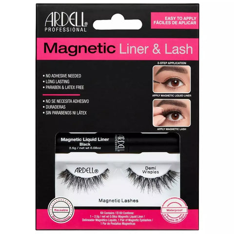 Ardell Magnetic Liquid Liner & Lashes Set Demi Wispies