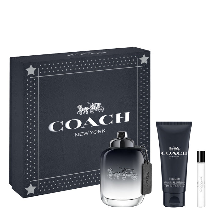 Coach For Men EDT Gift Set Trio