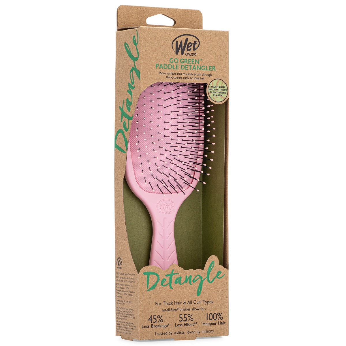 Wet Brush Go Green Paddle Detangler