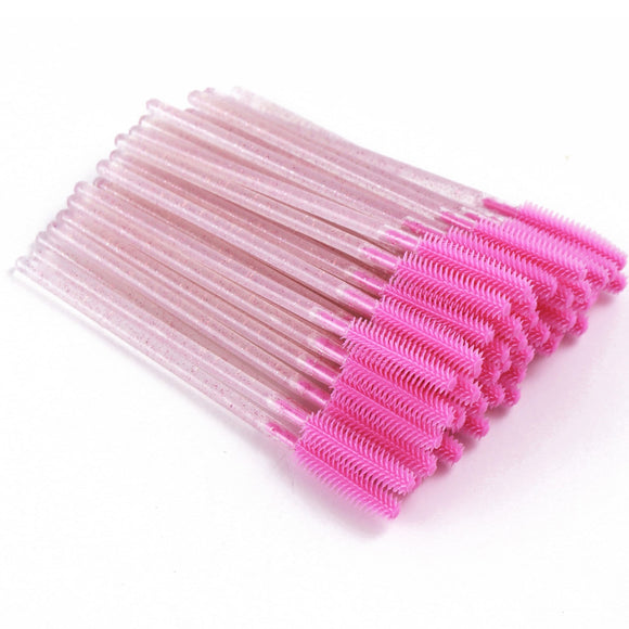 Apothie Disposable Silicone Mascara Wands Pink Crystal