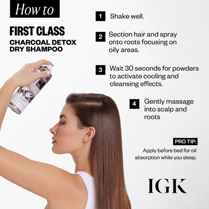 Igk First Class Charcoal Detox Dry Shampoo