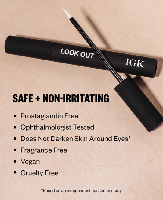 Igk Look Out Lash & Brow Boosting Peptide Serum 0.11oz