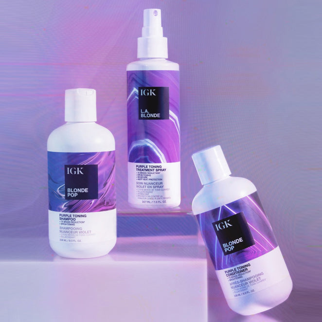 Igk Blonde Pop Purple Toning Shampoo