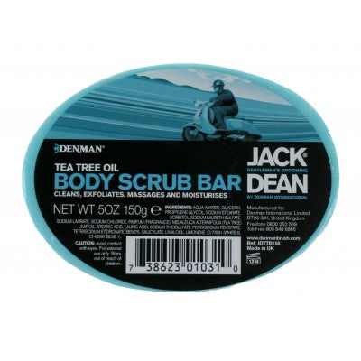 Denman Jack Dean Body Scrub Bar Tea Tree Oil 5 oz