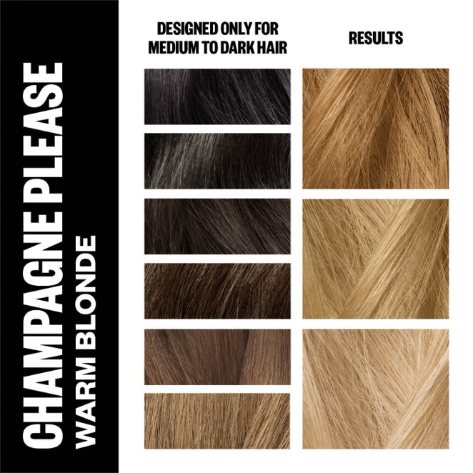 Igk Color Bright Champagne Please One Step Bleach & Color Kit (Warm Blonde)