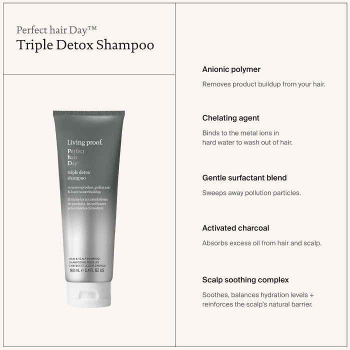 Living Proof Perfect hair Day (PhD) Triple Detox Shampoo 5.4oz