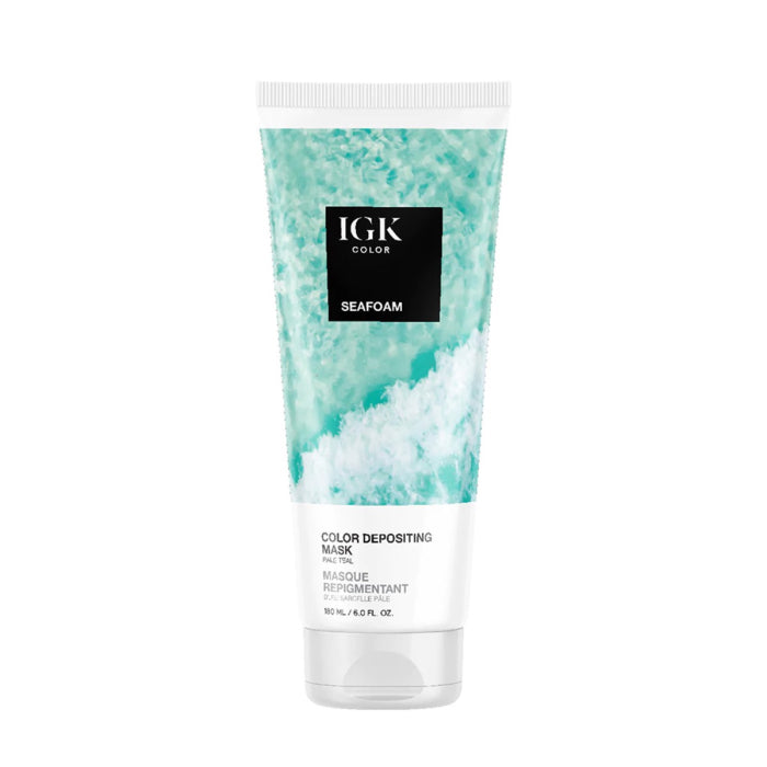 Igk Color Depositing Hair Mask - Seafoam 6.0oz