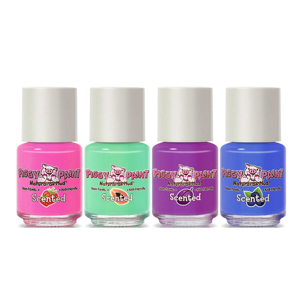 Piggy Paint 4 Polish Scented Set- Fruit Fairy-Piggy Paint-Brand_Piggy Paint,Collection_Gifts,Collection_Nails,Gifts and Sets,Gifts_Under 25,Gifts_Under 35,Memorial Day Sale,Nail_Polish,Piggy Paint_Gift Set's,Piggy Paint_Polish's