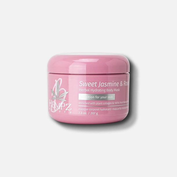 Hempz Sweet Jasmine & Rose Collagen Infused Herbal Body Mask 7.3 oz-Hempz-BB_Bath and Shower,Brand_Hempz,Collection_Bath and Body,Hempz_Body Moisturizers