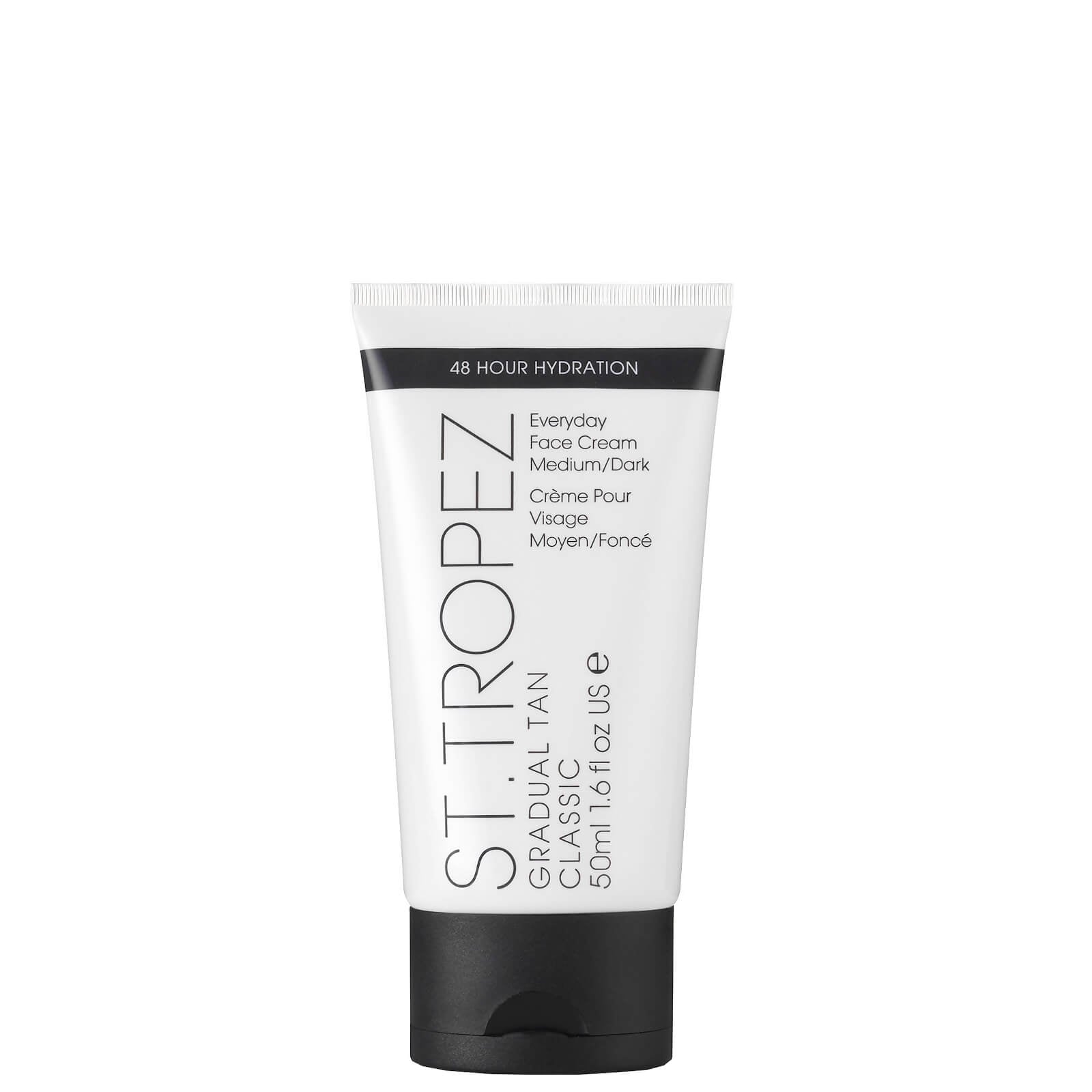 St. Tropez Gradual Tan Classic Face Cream - Medium/Dark 1.6oz-St. Tropez-BB_Self-Tanners,Brand_St. Tropez,Collection_Bath and Body,St. Tropez_ Tanning Lotion's