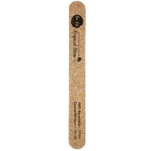 Tropical Shine Nail File ECO File 100/180 Coarse/Medium (14662)-Tropical Shine-Brand_Tropical Shine,Collection_Nails,Collection_Tools and Brushes,Nail_Tools,Tool_Nails,TROP_Coarse Files,TROP_Eco Friendly,TROP_Medium Files