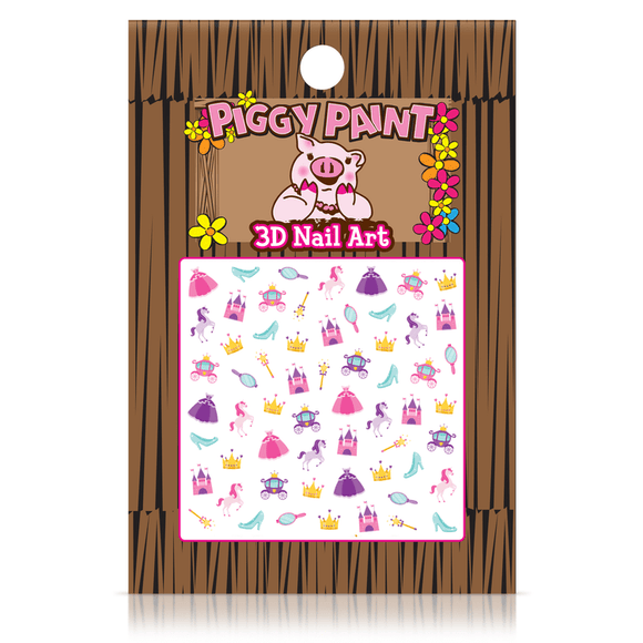 Piggy Paint 3D Nail Art Stickers