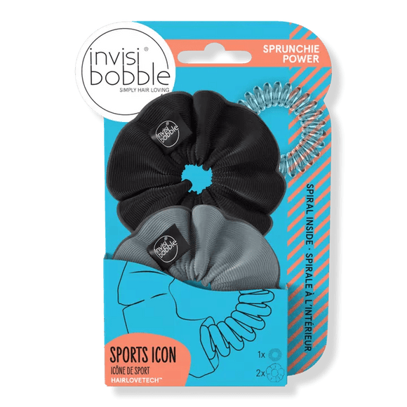 Invisibobble SPRUNCHIE DUO- Been There Run That- Black/Grey