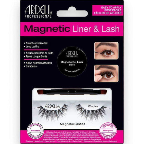 Ardell Magnetic Lash & Liner Set Wispies 36850-Ardell-ARD_Wispies,Brand_Ardell,Collection_Makeup,Makeup_Eye,Makeup_Faux Lashes