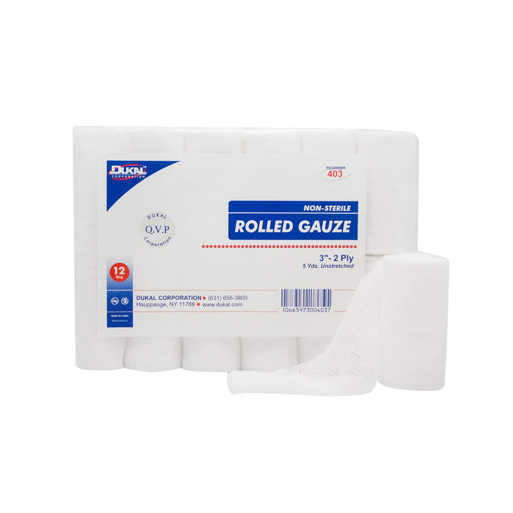 Dukal Rolled Gauze, 3