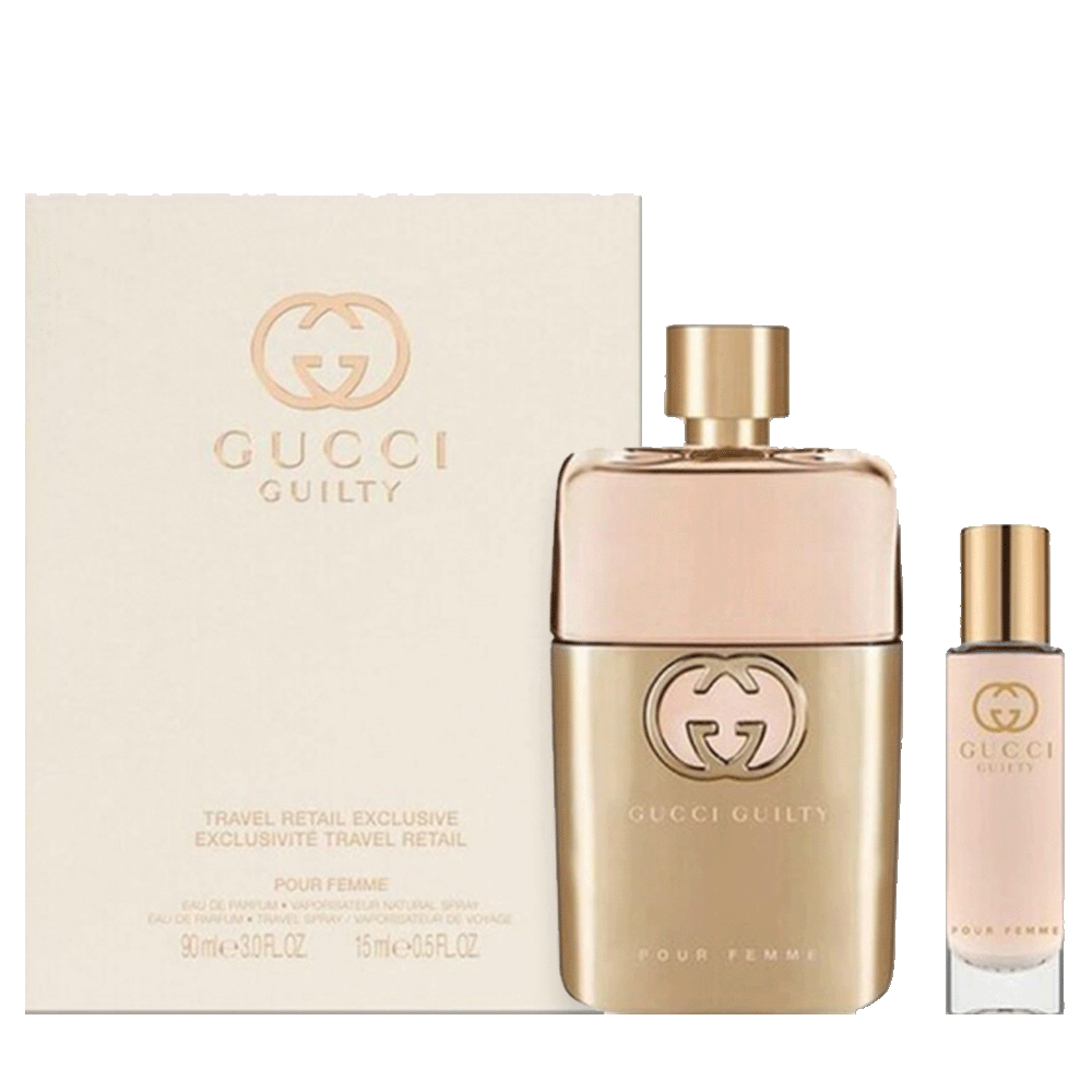 Gucci Guilty Pour Femme Travel Exclusive  Fragrance Gift Set 3.0oz