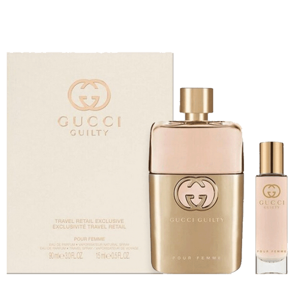 Gucci Guilty Pour Femme Travel Exclusive  Fragrance Gift Set 3.0oz