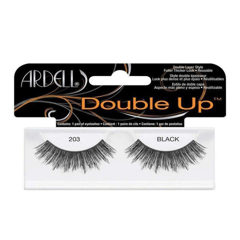 Ardell 203 Double Up Black Faux Lashes-Ardell-ARD_Natural,Brand_Ardell,Collection_Makeup,Makeup_Eye,Makeup_Faux Lashes