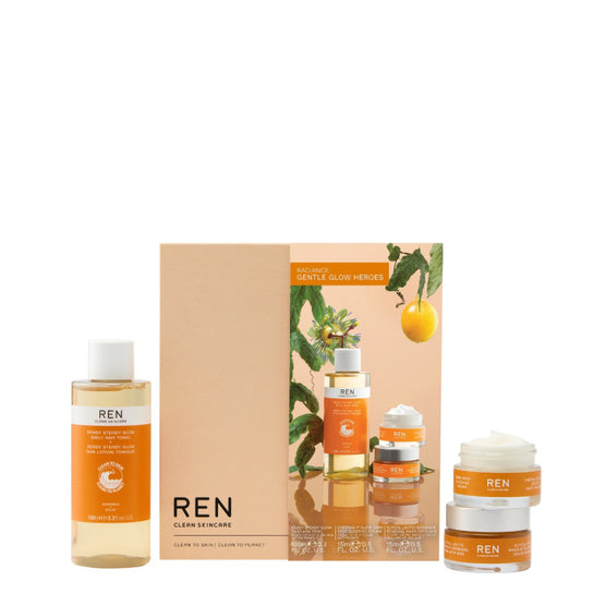 Ren Radiance Gentle Glow Heroes Gift Set Trio