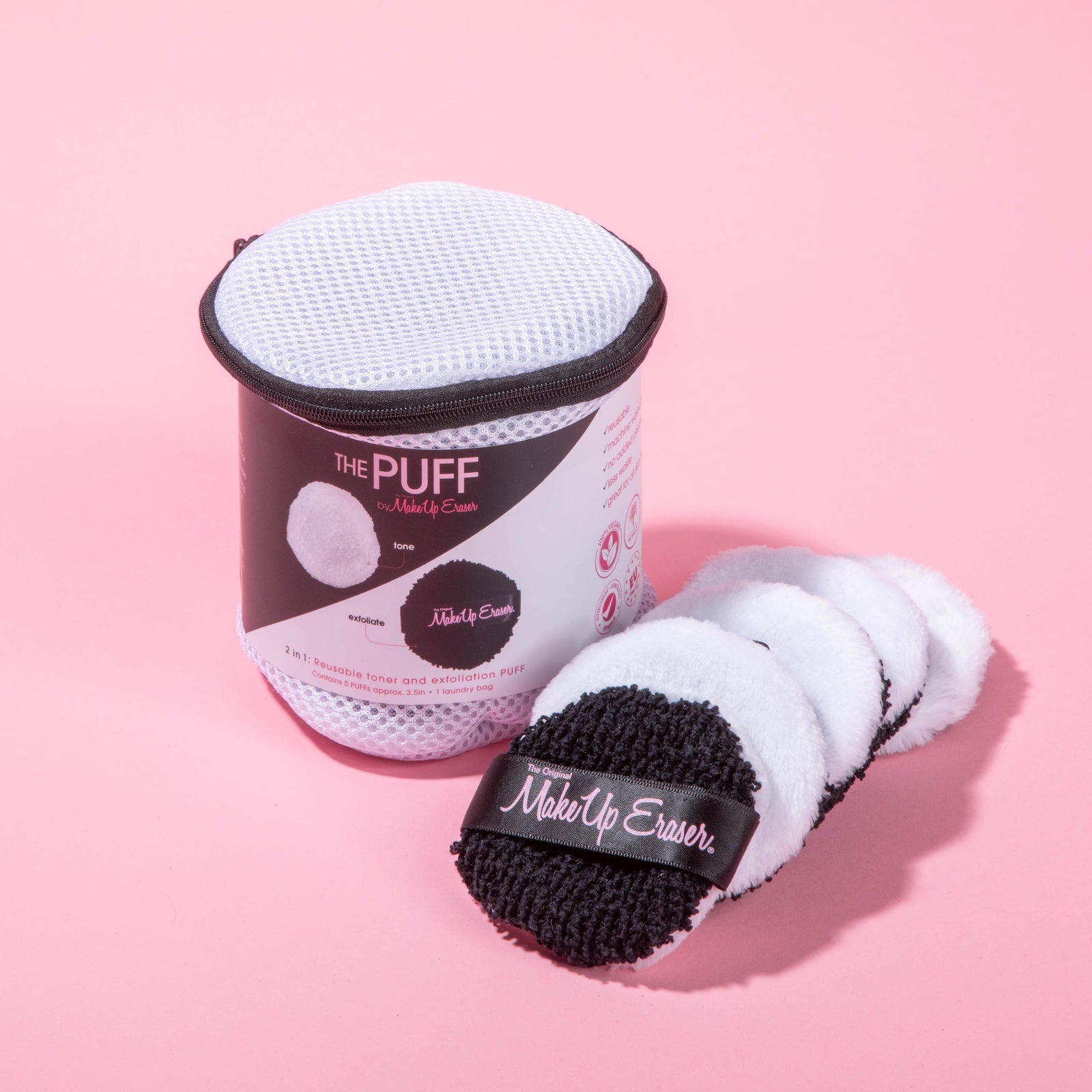 The Original Makeup Eraser The Puff 5pc Set: Tone & Deeply Exfoliate