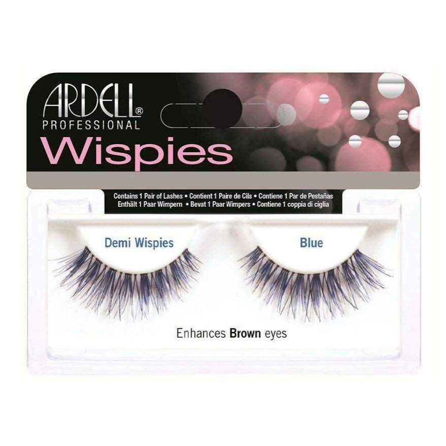 Ardell Color Impact Blue Demi Wispies-Ardell-ARD_Colorful and Fun,ARD_Wispies,Brand_Ardell,Collection_Makeup,Makeup_Eye,Makeup_Faux Lashes