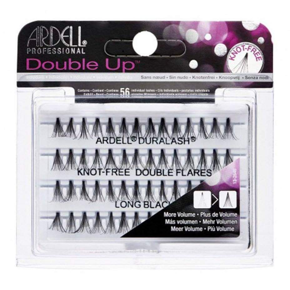 Ardell Double Individuals Long Black Knot-Free  61496-Ardell-ARD_Individual Tabs,Brand_Ardell,Collection_Makeup,Makeup_Eye,Makeup_Faux Lashes