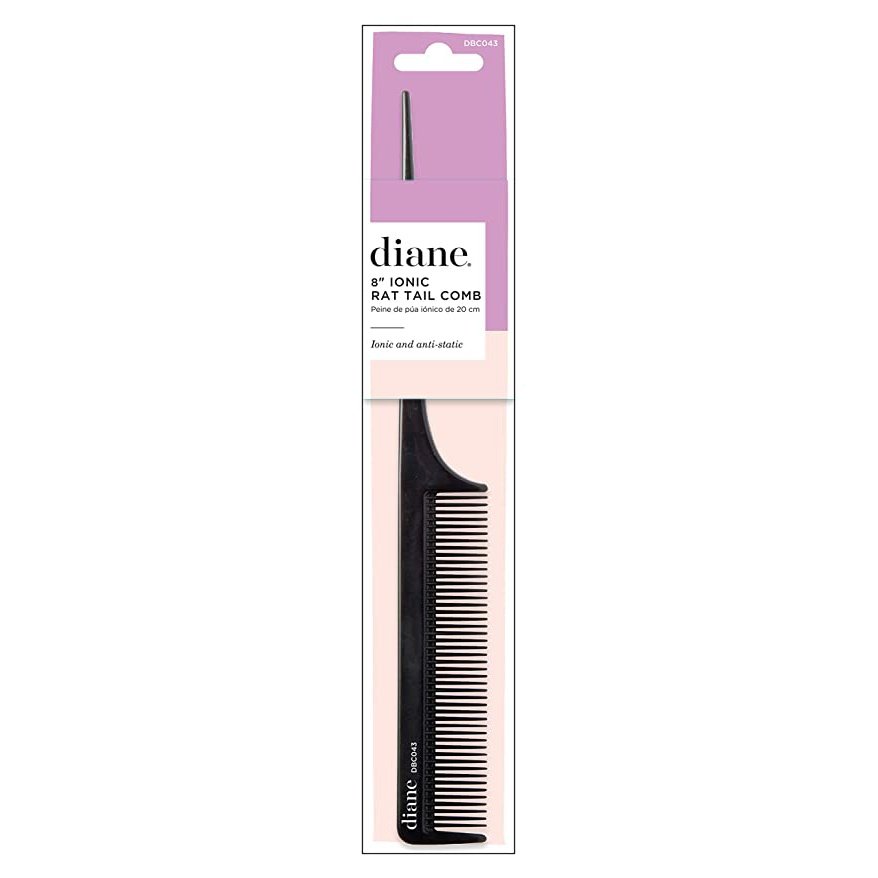 Diane DBC043 8in. Ionic Rat Tail Comb