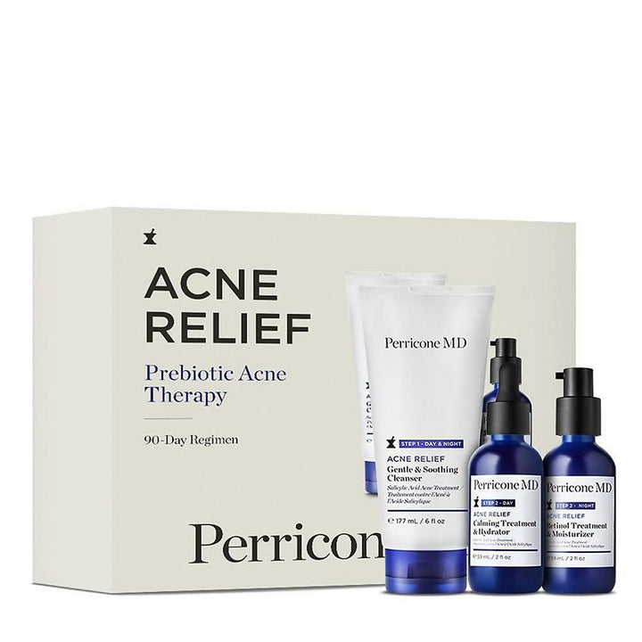 Perricone MD Acne Relief Prebiotic Acne Therapy 90-Day Kit