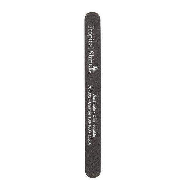 Tropical Shine Nail File Black File (Coarse/ Medium)-Tropical Shine-Brand_Tropical Shine,Collection_Nails,Nail_Files,Nail_Tools,Tool_Nails,TROP_Coarse Files,TROP_Medium Files