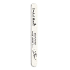 Tropical Shine Nail File White Lightning File 180/ 240 (Medium/ Fine) 7 1/2 in x 3/4 in Large Size (707308)-Tropical Shine-Brand_Tropical Shine,Collection_Nails,Collection_Tools and Brushes,Nail_Tools,Tool_Nails,TROP_Fine Files,TROP_Medium Files