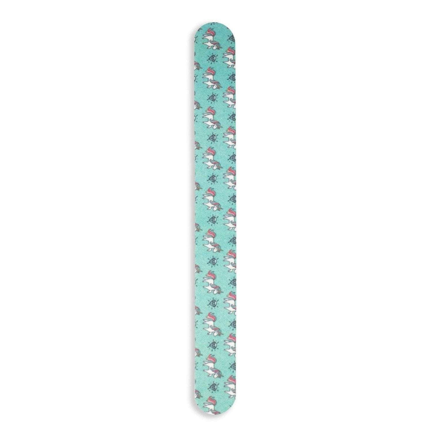 Tropical Shine Nail File Unicorn 7 in x 3/4 in Large Size (707578)-Tropical Shine-Brand_Tropical Shine,Collection_Nails,Nail_Tools,Tool_Nails