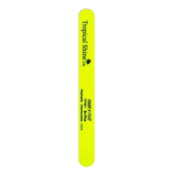 Tropical Shine Nail File Yellow Flash File (Extra-Fine)-Tropical Shine-Brand_Tropical Shine,Collection_Nails,Nail_Files,Nail_Tools,Tool_Nails,TROP_Fine Files