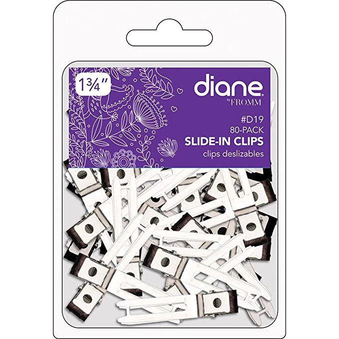 Diane D19 1.75In Slide In Clips- 80Pk