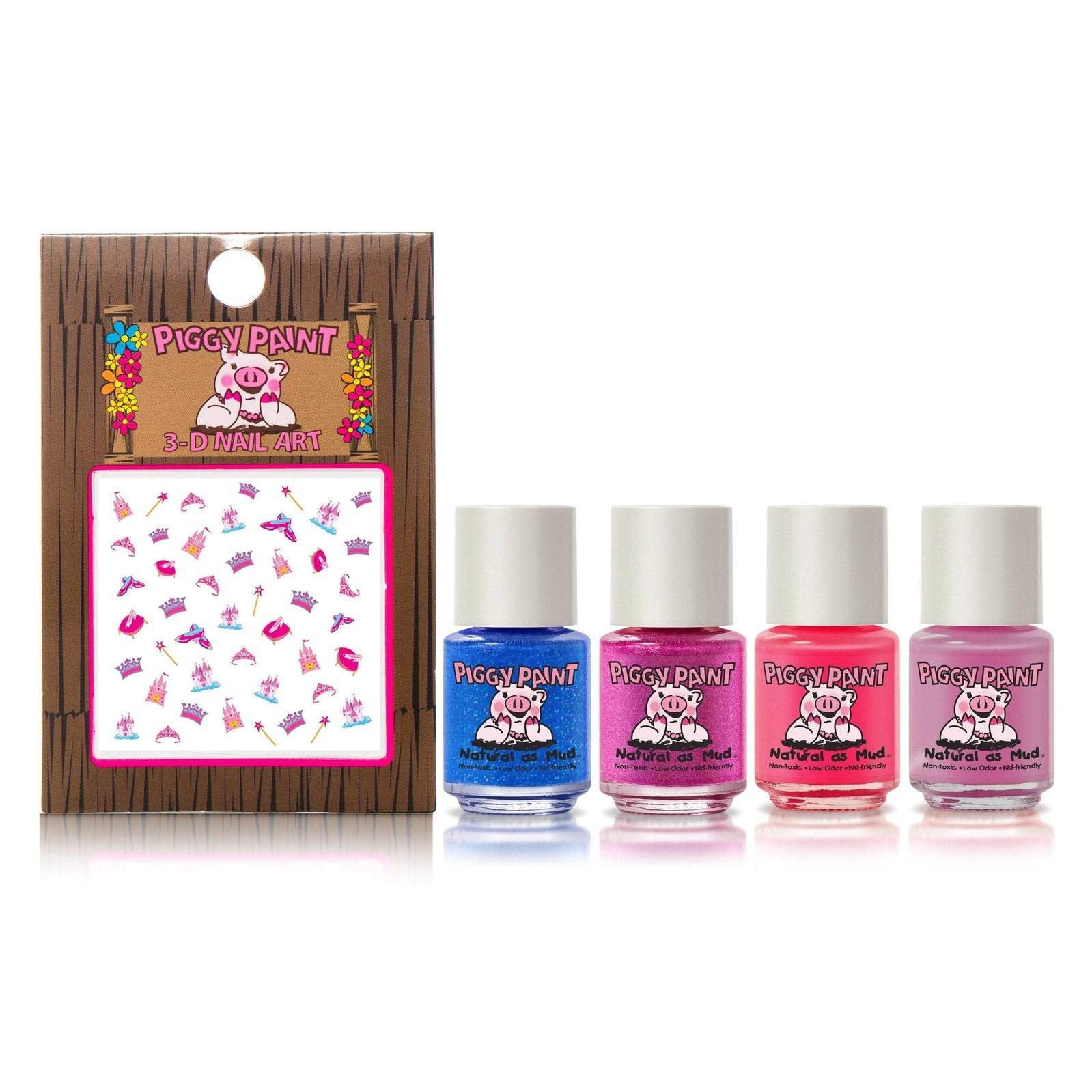 Piggy Paint Tiny Tiaras Gift Set-Piggy Paint-Brand_Piggy Paint,Collection_Gifts,Collection_Nails,Gifts and Sets,Gifts_Under 25,Gifts_Under 35,Nail_Polish,Piggy Paint_Gift Set's,Piggy Paint_Nail Art,Piggy Paint_Polish's