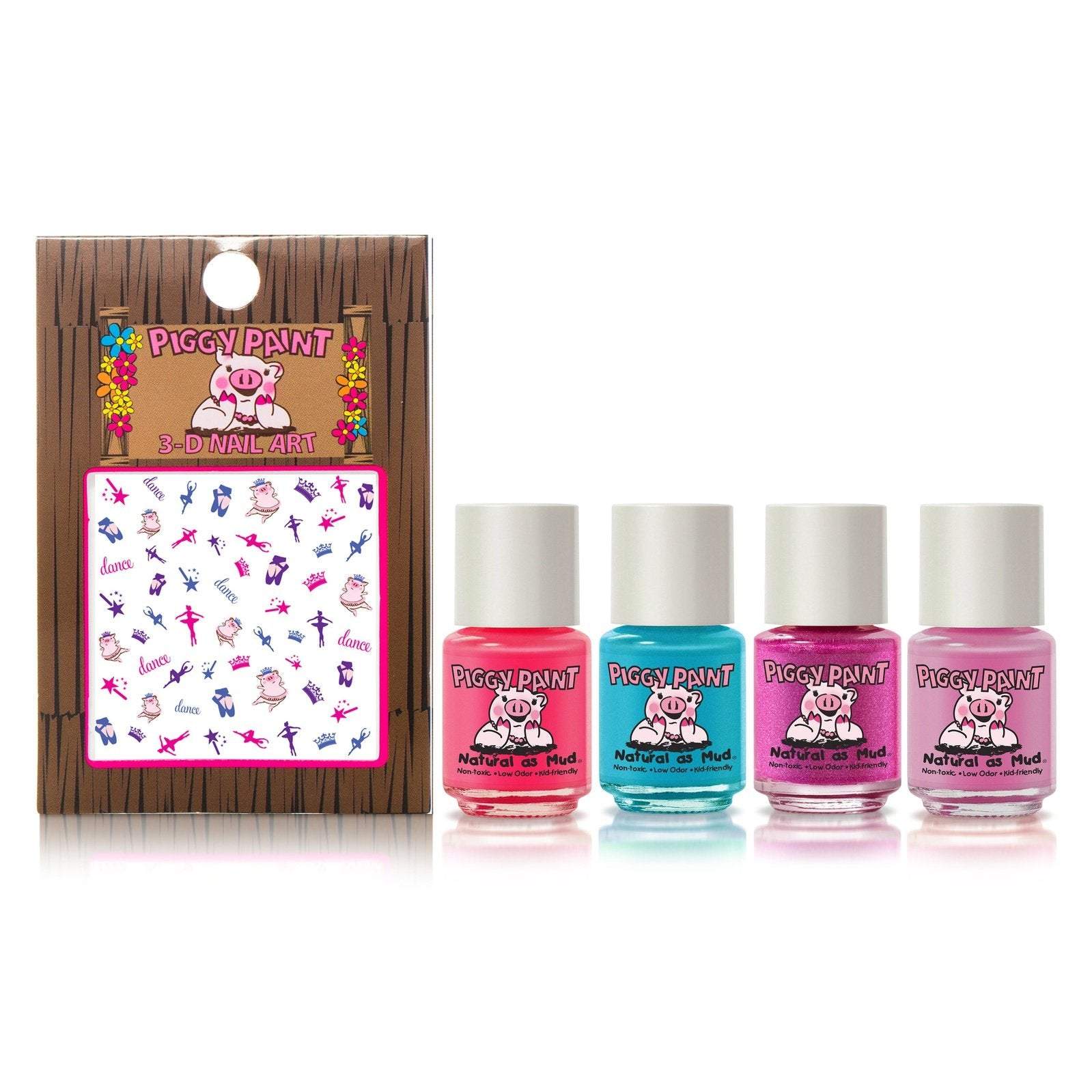 Piggy Paint Party Heart-Y Gift Set-Piggy Paint-Brand_Piggy Paint,Collection_Gifts,Collection_Nails,Gifts and Sets,Gifts_Under 25,Gifts_Under 35,Nail_Polish,Piggy Paint_Gift Set's,Piggy Paint_Nail Art,Piggy Paint_Polish's