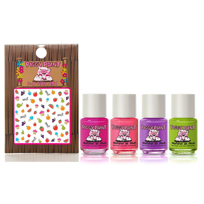 Piggy Paint Cutie Fruity Gift Set-Piggy Paint-Brand_Piggy Paint,Collection_Gifts,Collection_Nails,Gifts and Sets,Gifts_Under 25,Gifts_Under 35,Nail_Polish,Piggy Paint_Gift Set's,Piggy Paint_Nail Art,Piggy Paint_Polish's