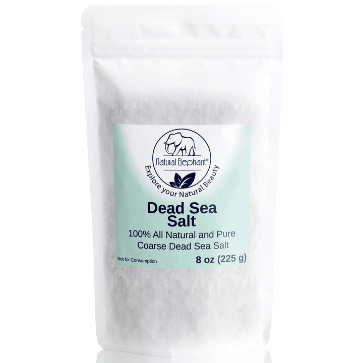 Natural Elephant Coarse Dead Sea Salt | Small 8 oz-Natural Elephant-BB_Bath and Shower,BB_Bubbles and Salts,Brand_Natural Elephant,Collection_Bath and Body,Collection_Skincare,Concern_Acne & Blemishes,Concern_Anti-Aging,Concern_Dry Skin,Concern_Dryness,NATURAL_Dead Sea Collection