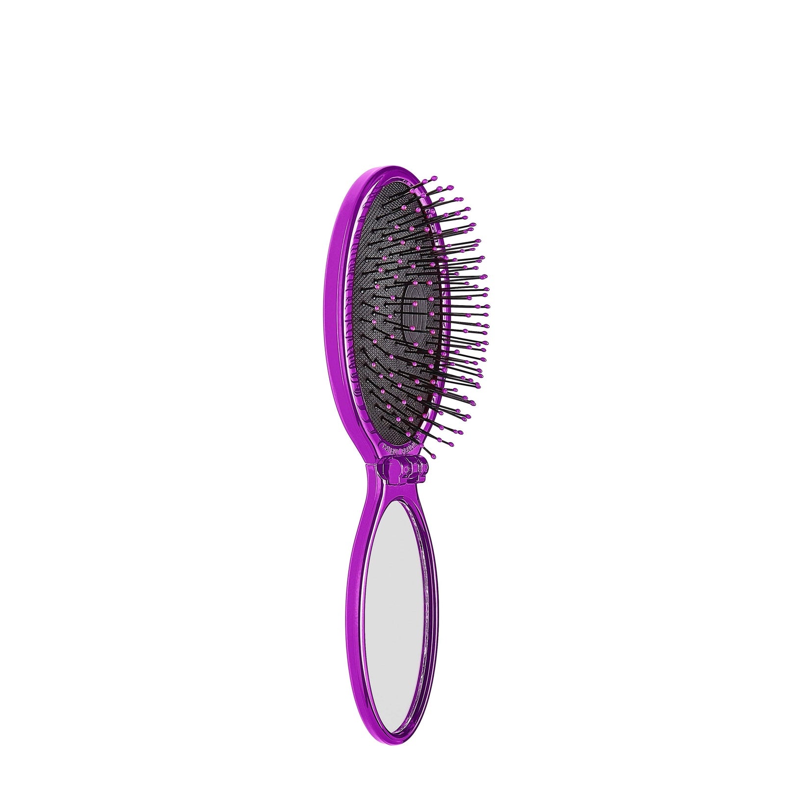 Wet Brush Pop and Go Detangler Built In Mirror-Wet Brush-2022_Minis,Brand_Wet Brush,Collection_Hair,Collection_Tools and Brushes,Tool_Brushes,Tool_Detangling Brush,Tool_Hair Tools,WET_Foldable Detanglers