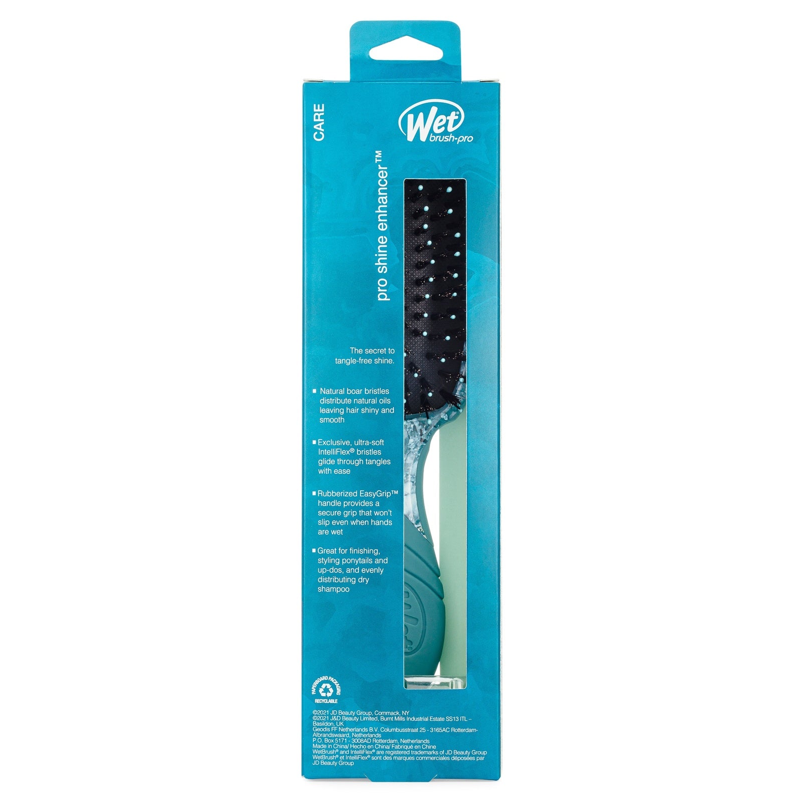 Wet Brush Pro Shine Enhancer Mineral Etchings Teal